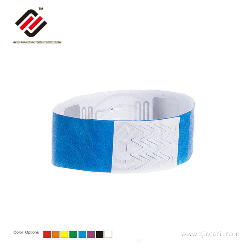 Gen2 Class1 ISO18000 6C UHF Tyvek Paper Wristband