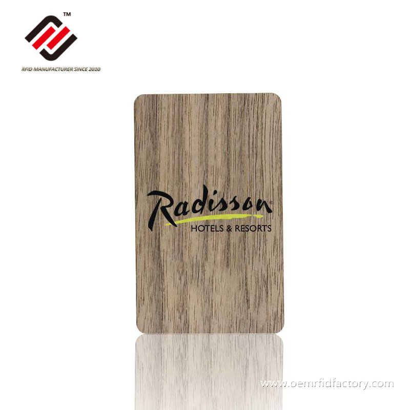 Salto Wooden Key Card with MF 1K Chip